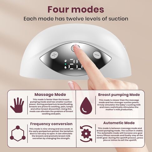 Wearable Breast Pump Milk Collector Cup Accessories, 9mm 21mm 24mm Adaptation MHarbor MY-375 Wearable Breast Pump,Include Silicone Diaphragm & Milk Collector in Saudi Arabia