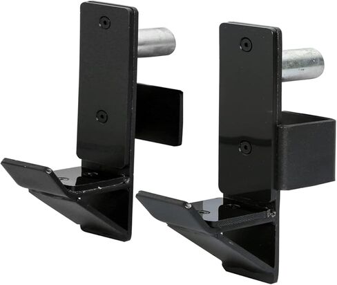 KYLIN SPORT J-Hooks حامل الأثقال لرف الطاقة - رف الوزن بخطاف J/رفوف اللياقة البدنية خطاف J - رف القرفصاء المناسب أنبوب مربع 2 × 2 بوصة in Kuwait