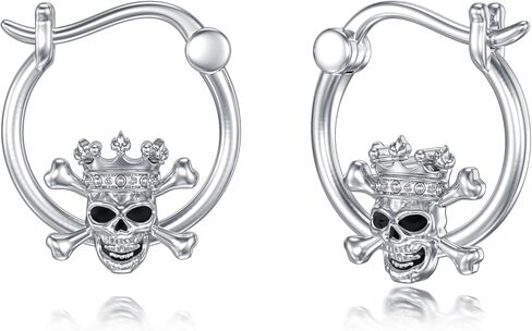 Penguin/Hummingbird/Bat/Dolphin/Bulldog/Dragonfly Hoop Earrings for Women 925 Sterling Silver Animal Hoop Earrings Jewelry Gifts for Women in Kuwait