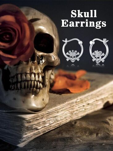 Penguin/Hummingbird/Bat/Dolphin/Bulldog/Dragonfly Hoop Earrings for Women 925 Sterling Silver Animal Hoop Earrings Jewelry Gifts for Women in Kuwait