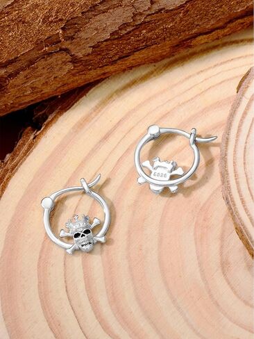 Penguin/Hummingbird/Bat/Dolphin/Bulldog/Dragonfly Hoop Earrings for Women 925 Sterling Silver Animal Hoop Earrings Jewelry Gifts for Women in Kuwait