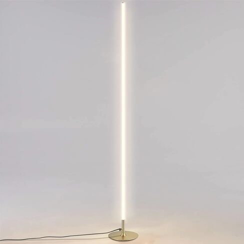 JONATHAN Y JYL7007A Iris 59.5" Integrated Dimmable LED Floor Lamp Modern Standing Lamp Contemporary for Bedrooms, Living Room, Office, Reading, Chrome in Saudi Arabia
