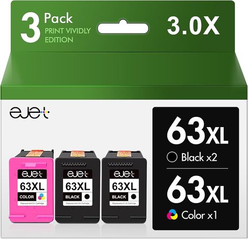 ejet 902XL Ink Cartridges for HP 902XL Ink Cartridges Combo Pack 902 Ink Cartridges for HP Printers Officejet Pro 6978 6958 6968 6970 6978 OfficeJet 6954 6950(5-Pack: 2BK1C1M1Y) in Saudi Arabia