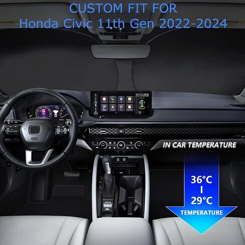 Front Windshield Sun Shade for Accord Sedan 2018 2019 2020 2021 2022 2023 Window Sunshade Sun Visor Cover Foldable Sunshade Protector 2023 Upgrade 004 in Saudi Arabia