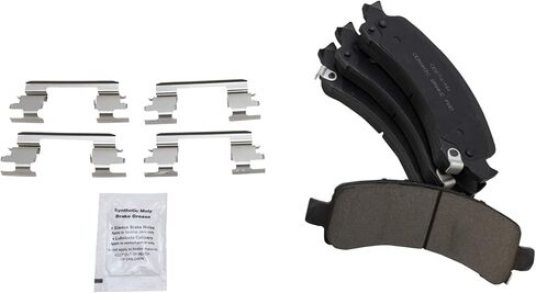 TRQ Rear Ceramic Brake Pad & Rotor Kit Compatible with 07-17 Jeep Wrangler 2018 Wrangler JK in Saudi Arabia