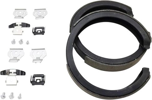 TRQ Rear Ceramic Brake Pad & Rotor Kit Compatible with 07-17 Jeep Wrangler 2018 Wrangler JK in Saudi Arabia