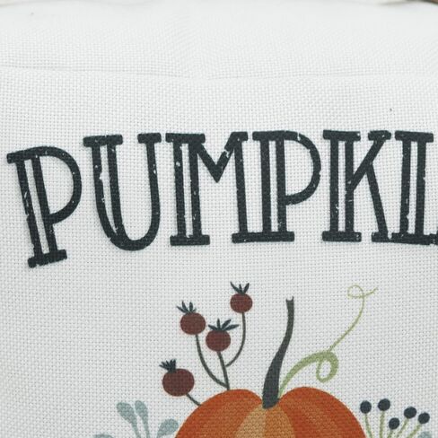 Weighted Door Stop Fabric Home Decor with Hemp Rope Handle for Door Holder|Pumpkin Patch Decor| Pumpkin/Apples/Hayrides Fall Signs Door Stopper,5" by 9" in Saudi Arabia