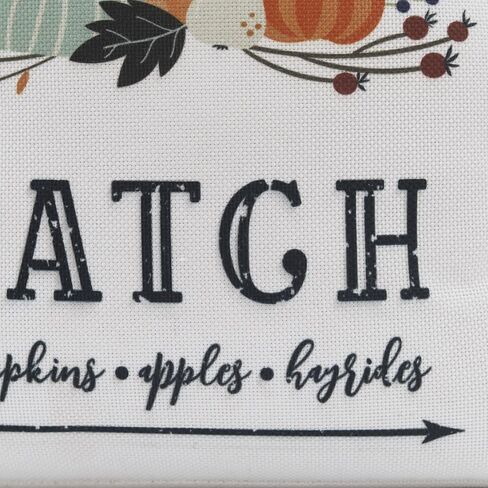 Weighted Door Stop Fabric Home Decor with Hemp Rope Handle for Door Holder|Pumpkin Patch Decor| Pumpkin/Apples/Hayrides Fall Signs Door Stopper,5" by 9" in Saudi Arabia