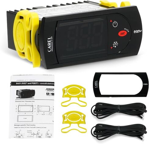 for Carel Temperature Controller, PZGXS0J111 for Carel Control Temperature Thermostat with Sensor Probes NTC #Fit for Carel and All Refrigerator Types 115v Refrigeration Cooler Control in Saudi Arabia