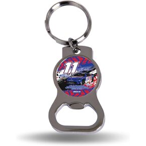 Denny Hamlin No.11 2024 Team Logo NASCAR Metal Bottle Opener W/Key Ring –Lightweight but Durable to Last –Ideal for Parties, Tailgating, Beach or Pool –Great Pocket Size Gift for Dad, Mom or Any Fan
