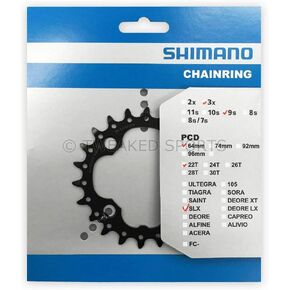 Shimano FC-M660 SLX Chainring (64x22T 9 Speed)