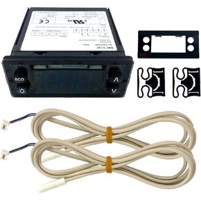 Erc112C 080G3106 080G3494 Temp Controller Kit Compatible with Beverage-Air, Delfield, Hoshizaki, Danfoss Refrigeration Controller Replacement, Compatible with Fisherbrand Isotemp, SP-5209 SP-5210