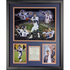 Legends Never Die NFL 2015 Super Bowl 50 Champions Peyton Manning Framed Photo Collage