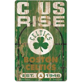 Wincraft Boston Celtics 11x17 Wood Sign