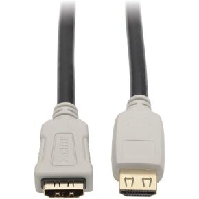 Tripp Lite High Speed 4K HDMI 2.0B Extender Cable with Gripping Connectors (M/F), Black, 10 ft. (P569-010-2B-MF)
