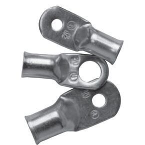 ANCOR MARINE GRADE 252254 Electrical Heavy Duty Tinned Copper Lugs (4-Gauge, Size 1/4 Screw, 2-Pack)