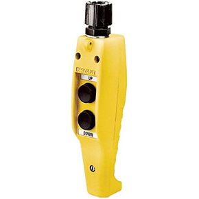 Bryant Electric PCS002 Compact Pendant Control Station On-Off Two-Button, Yellow