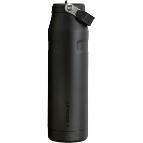 Stanley IceFlow Flip Straw 2.0 Water Bottle 36 OZ | Built-In Straw with Larger Opening | Lightweight & Leak-Resistant | Insulated Stainless Steel | BPA-Free | Plum
