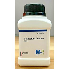 Potassium Acetate, ACS, 99%, 100 grams