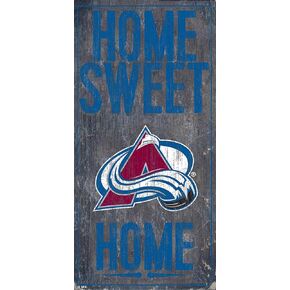 Fan Creations NHL Colorado Avalanche Unisex Colorado Avalanche Home Sweet Home, Team Color, 6 x 12