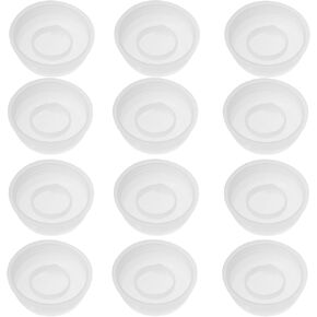 20Pcs Barrel Lids, 1.9in Plastic Barrel Lids Oil Barrel Plugs with Pull Rings, White Barrel Sealing Lids, Barrel Plugs Gallon Barrel Plugs for 20L, 25L, 30L Barrels