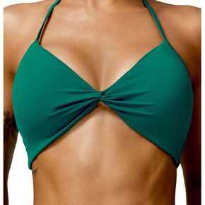 DC,CLINSENCE Yoga Sports Bra Green Breathable Tankini Tops for women- Ideal for Yoga, Gym, and Sports Activities