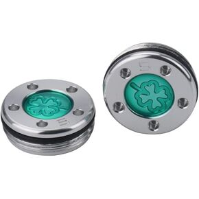 HISTAR Golf Custom Putter Screws Weights Green Lucky Four-Leaf 2PCS（5g 10g 15g 20g 25g 30g 35g 40g 45g） Available for Cameron Clubs Head