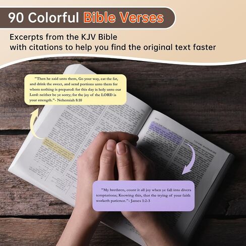 Bible Verse Jar, Read Me When Bible Verses Hope Jar for Emotions and Feelings, 90 KJV-Bible Cards with Wooden Scripture Prayer Box, Bible Study Church Christian Gifts for Women Men in Saudi Arabia