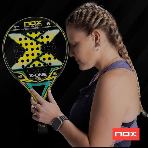 مضرب نوكس باديل X-One أصفر 23، للجنسين، للبالغين، أصفر، مضرب تنس، بالا باديل in Kuwait