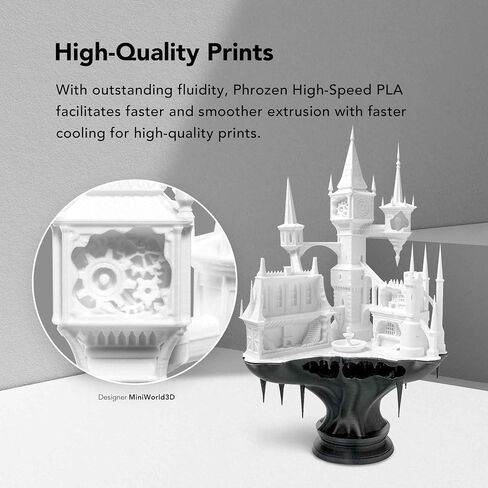 phrozen PLA 3D Printer Filament 1.75mm, 600 mm/s High Speed Printing, Dimensional Accuracy +/- 0.02mm, 8 Color Choices, Easy to Use Fit Most FDM Printer, 1KG, Blue in Saudi Arabia