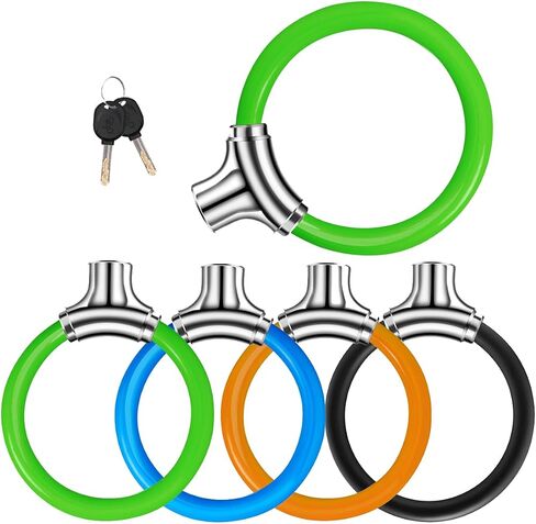 Bike Lock with Key - Heavy Duty Anti-Theft Cable Lock for Bicycles, eBikes, and Electric Scooters(BIG Black) in Saudi Arabia