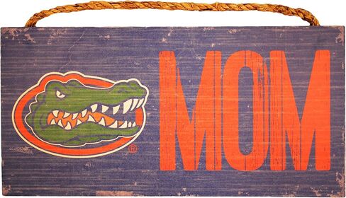 Florida Gators 12" x 6" Mom Wood Sign in Saudi Arabia