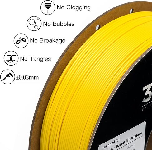 خيوط طابعة INLAND Micro Center ASA ثلاثية الأبعاد 1.75 مم، مقاومة للحرارة والطقس - طباعة الأجزاء الوظيفية الخارجية - دقة الأبعاد +/- 0.03 مم - بكرة من الورق المقوى 1 كجم (2.2 رطل) - أخضر in Saudi Arabia
