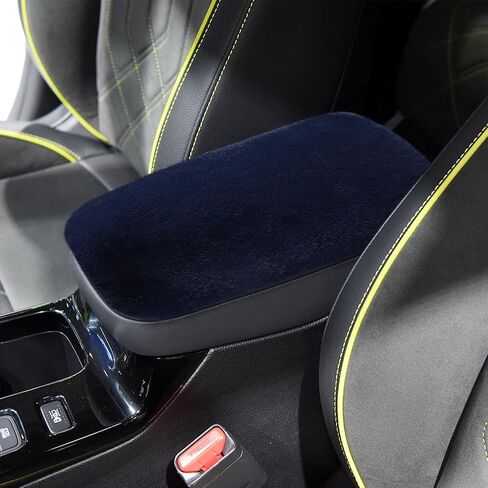 Car Center Console Protector, Car Armrest Cushion, Universal Auto Center Armrest Box Cover, Furry Armrest Seat Box Protector, Car Armrest Seat Box Cover Decor Accessories for Most Cars (Red) in Saudi Arabia