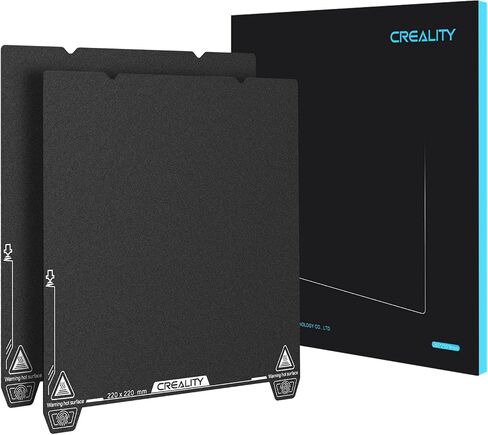 Creality Official K1 Max Build Plate, Double-Sided Glossy PET + Textured PEI Magnetic Bed Plate 315 * 310mm Flexible Removable for K1 Max, Ender 3 V3 Plus, Ender 3 S1 Plus (Without Magnetic Base) in Saudi Arabia