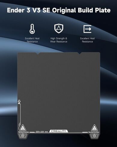 Creality Official K1 Max Build Plate, Double-Sided Glossy PET + Textured PEI Magnetic Bed Plate 315 * 310mm Flexible Removable for K1 Max, Ender 3 V3 Plus, Ender 3 S1 Plus (Without Magnetic Base) in Saudi Arabia