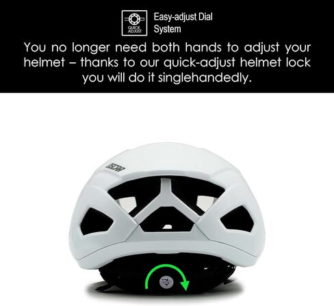 SQUALO Oscar Bike Helmet for Men Women, Aerodynamic Bicycle Helmets with Adjustment Dial Unisex Adults Cycling Helmet for Mountain Road Triathlon Biker in Saudi Arabia