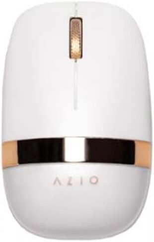 Azio IZO Wireless Optical Mouse - Bluetooth 3.0 & 5.0/2.4G RF-USB, Ambidextrous Design, PixArt PAW3212 Sensor, 1000/1600/2400 DPI, Rechargeable, PC & Mac in Saudi Arabia