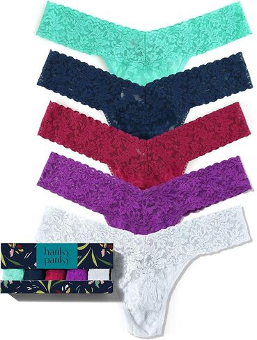 hanky panky Women's Signature Lace Petite Thong 5-Pack in Saudi Arabia