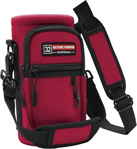 NATURE PIONEOR Water Bottle Carrier Holder Sleeve with Adjustable Strap 25 oz, Insulated Water Bottle Holder Sling Bag in Saudi Arabia