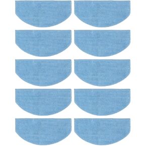 10PCS Robot Vacuum Cleaner Mop Cloth Replacement Set for Tikom G8000 G8000 Pro Laresar Evol 3, Ultra Fine Fiber