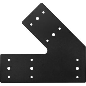 2 حزمة 12 "× 4" 45 درجة قوس مسطح بزاوية للخشب 6 × 6 8 × 8، موصل آخر وشعاع، 8 لوحة إصلاح سوداء قياس، قوس الساق لتروس سقف العريشة وتأطير in Kuwait