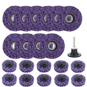 21 Pack Paint Strip Discs Stripping Wheel for Angle Grinder, 4-1/2'' x 7/8'' & 2" Rust Remover Wheel, Comprehensive Paint Stripper Disc Kit for Cleaning and Removing Paint, Welds, Oxidation