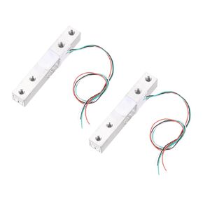 MECCANIXITY 2PCS Digital Load Cell Weight Sensor 5KG Pressure Load Cell Weighting Sensor High Precision Miniature for DIY Portable Electronic Kitchen Scale Kit