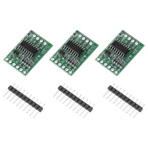 MECCANIXITY 3pcs HX711 Weighing Sensor Dual-Channel 24 Bit Precision A/D, 16 x 24mm Module Weighing Pressure Sensor for DIY Electronic Kitchen Scale Kit