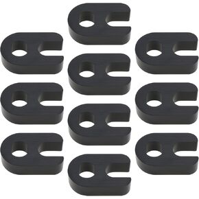 ECSiNG 10PCS Valve Core Remover Compatible with Presta Valve 17.7x11.7x4.8mm Presta Valve Core Removal Tool for Mountain Bikes Road Bikes Folding Bikes Black
