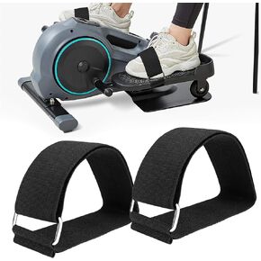 2Pcs/4Pcs Adjustable Pedal Straps for Ellipse Leg Exerciser Machine, Elastic Pedal Straps for Elliptical Machine, Elliptical Trainer Straps, Elliptical Leg Sports Machine Accessories