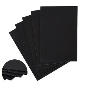AHANDMAKER 3 Pcs Blue Corrugated Plastic Sheets, 12x15.7 Inch Blank Yard Signs, 3mm Thick Corrugated Poster Board, Corrugated Plastic Board for DIY Crafts, Indoor and Outdoor Party Decor