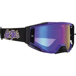SPY Optic Foundation MX Goggle, Motorsports Goggles, Color and Contrast Enhancing Lenses