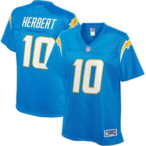 NFL PRO LINE Women's Justin Herbert Powder Blue Los Angeles Chargers Team Player Jersey
